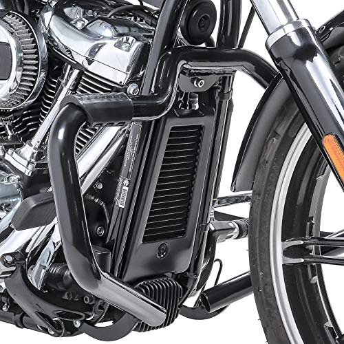 Defensa Mustache II Compatible para Harley Softail Low Rider 18-20 Negro