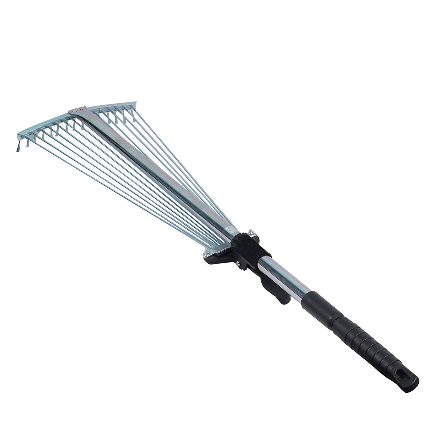 GTC® Gardening Tools Leaf Rake Garbage Clean up Swatch Bharath Tool Adjustable Steel rake with 15 Teeth~(SL-205) 98.2x30x4 CM (B07KTTVTJM) Amazon Price History, Amazon Price Tracker