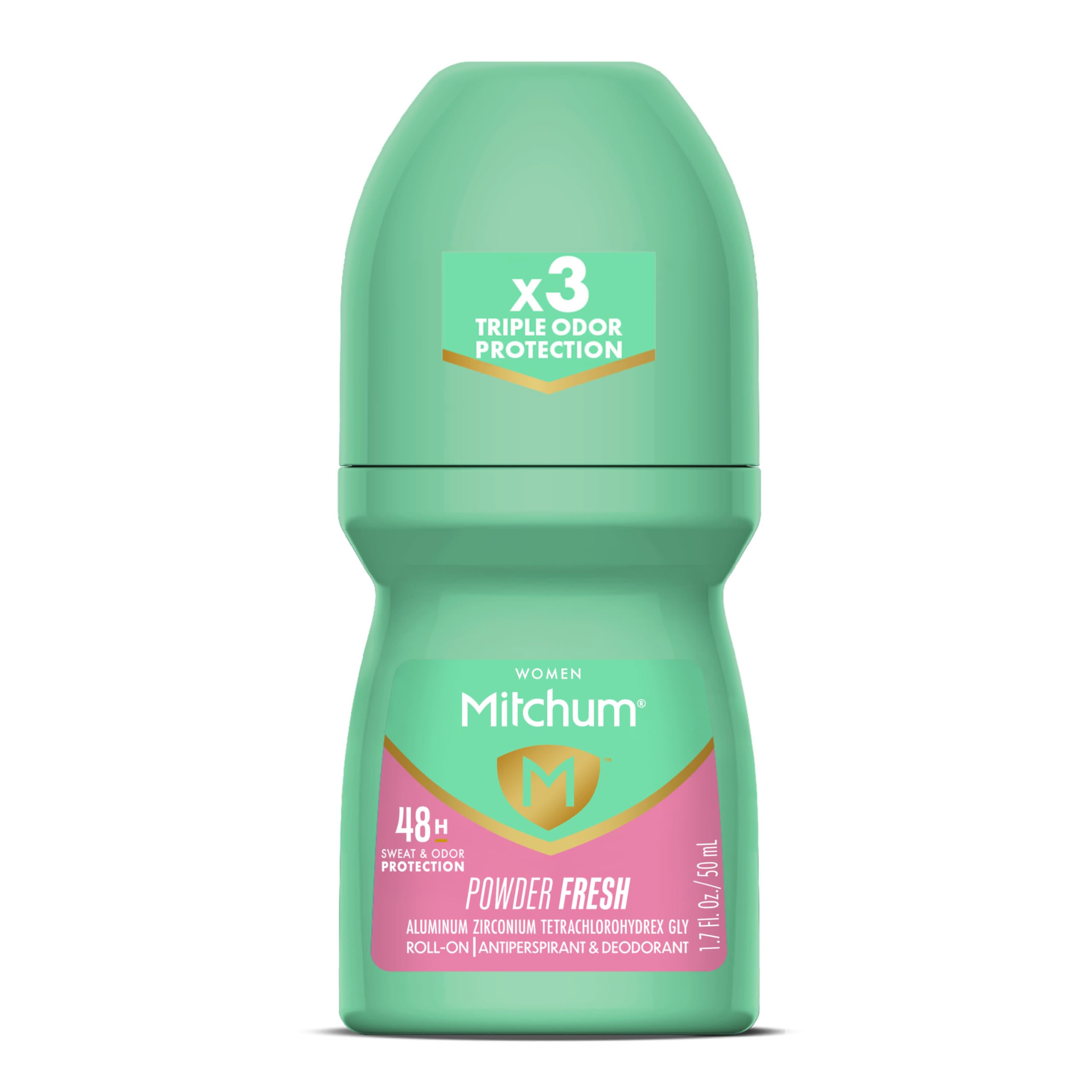 Mitchum Advanced Women Powder Fresh Roll-On Anti-Perspirant/Deodorant, 50ml