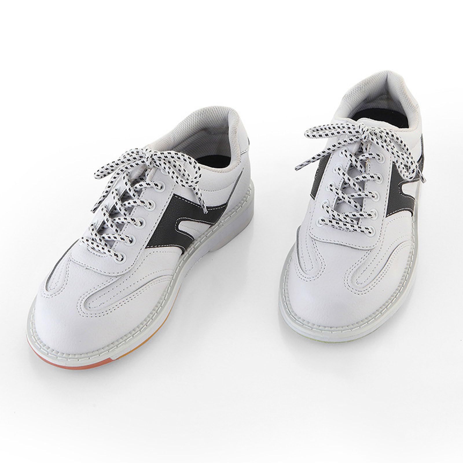 Scarpe da Bowling Uomo,Scarpe da bowling Donna,Scarpe da Bowling Professionali,Atletica in Morbida Pelle Traspirante ,Leggera comode Non Slip,Scarpe sportive moderne,Per uso interno ed esterno
