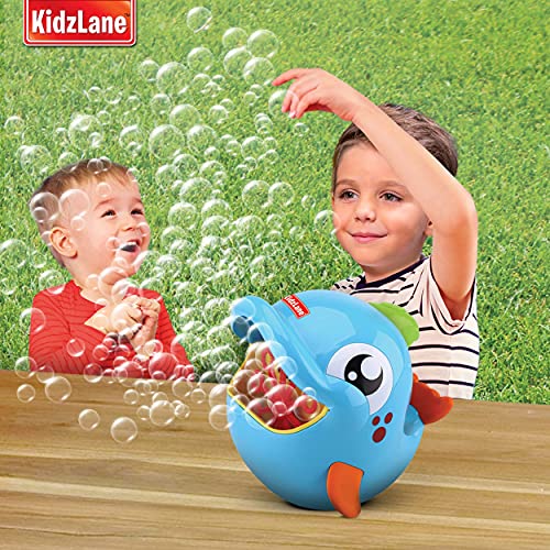 Kidzlane Bubble Maker Machine For Kids - Big Bubbles Speed Blower For Toddler's Outdoor Party Play - Makes 500 To 1000 Per Minute (Bubble Dolphin) #TOP4