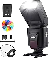 Godox TT520II Wireless Speedlite Flash with 433MHz Receiver & RT Transmitter for Canon Nikon Olympus Pentax DSLRs - Guide No. 33
