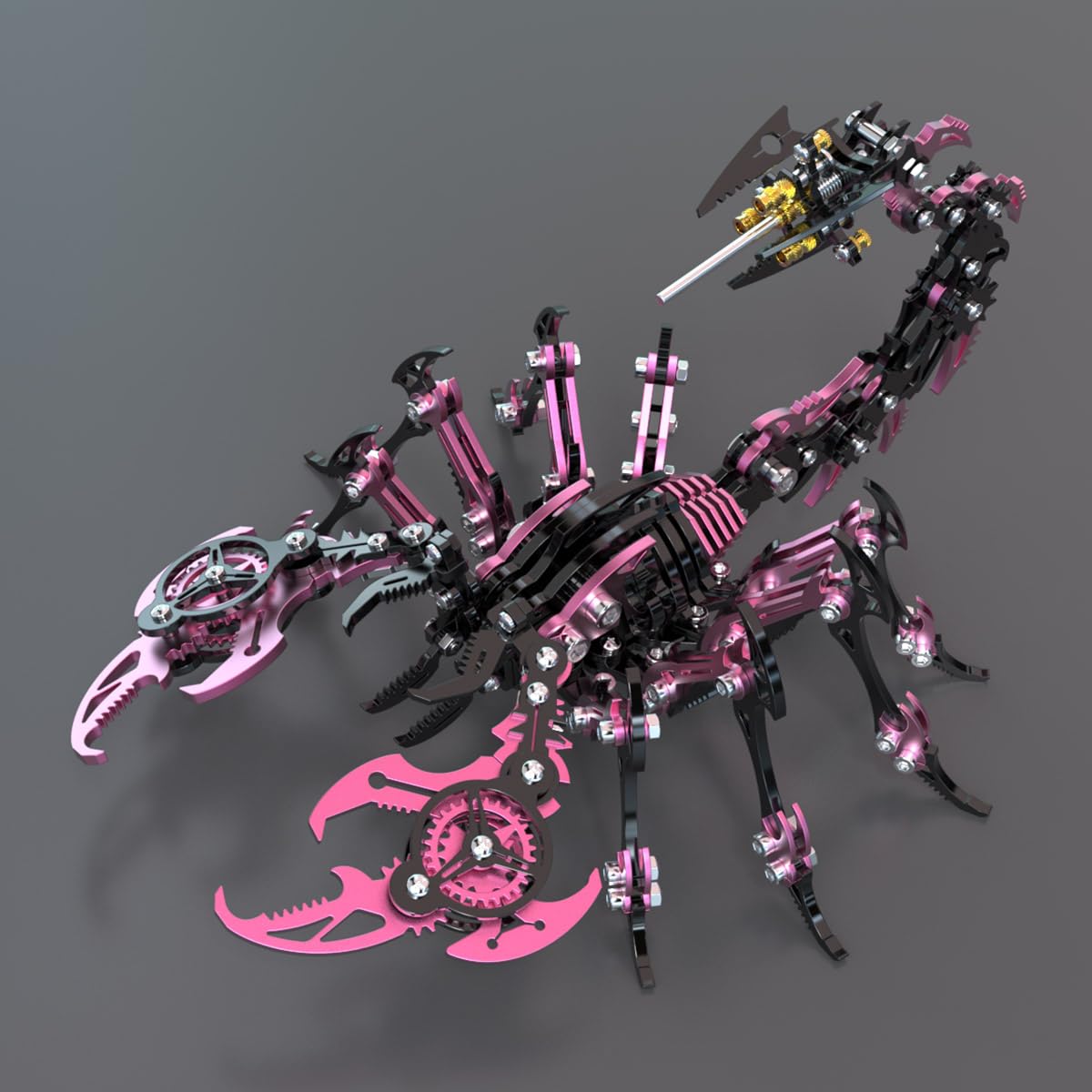 3D Metal Puzzle Scorpion King Modellbausatz, Steampunk Insekt Metall Puzzle Mechanische Scorpion 2025 Kreative Dekoration Geschenk Ornamente - 200 Teile