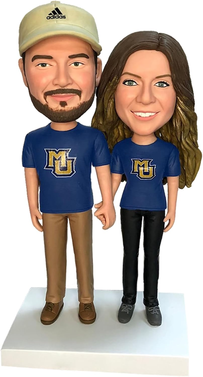 Custom Bobblehead, Couple Gift, Full Body Customization Handmade Based on Pictures, Couple Personalized Customized Shaking Head Doll, Unique Gift for Dad, Mom, Friends