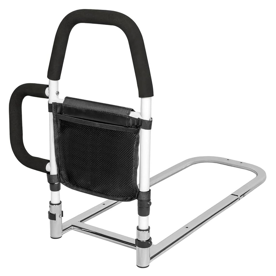 Barrières de lit handicapés avec poche rangement et barre assistance