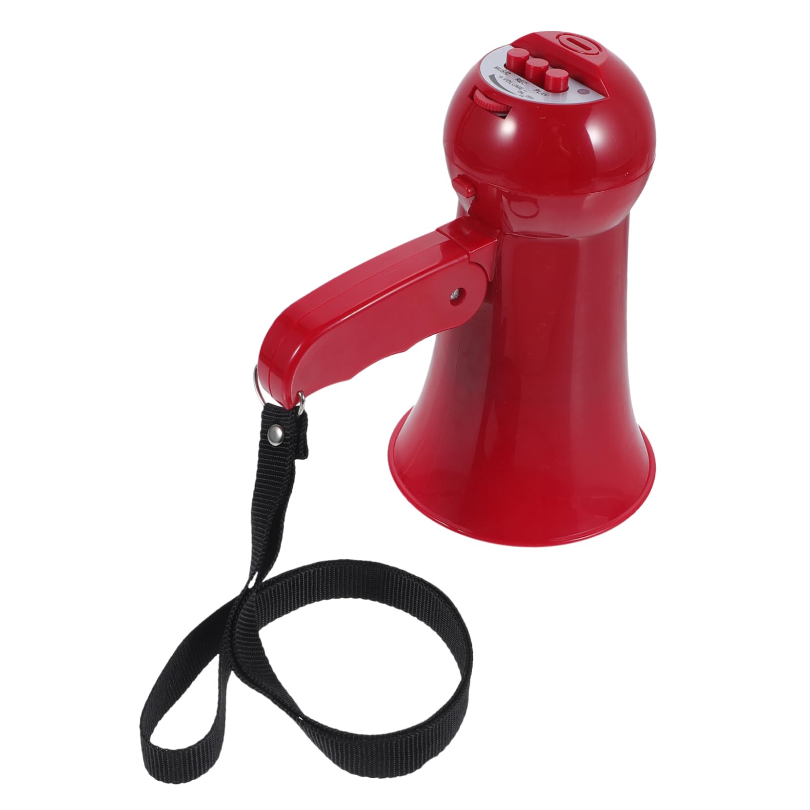 Sosoport Megafono Portatile Rosso, Mini Amplificatore Leggero in Plastica