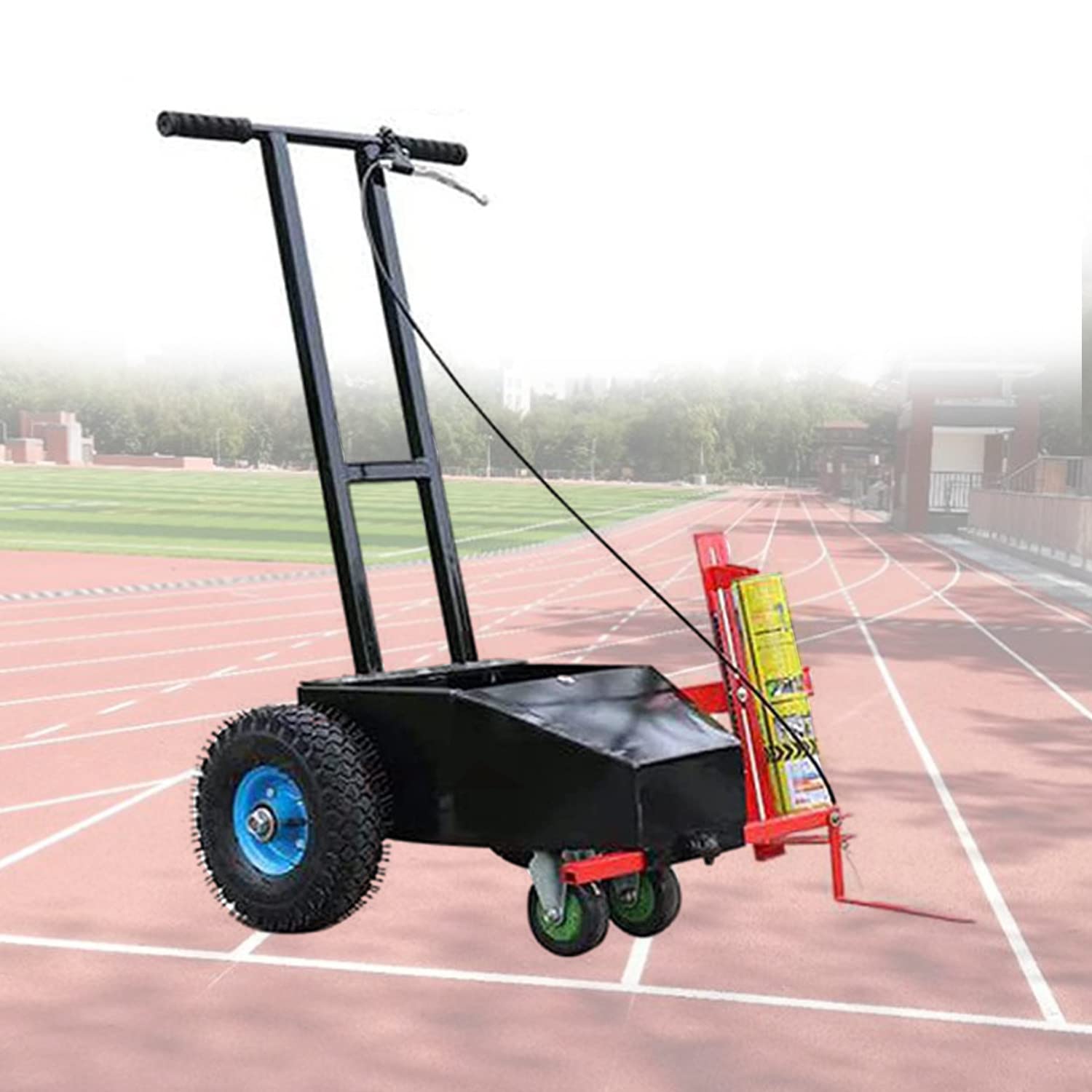GTHTUHFD Marking Tools, Line Marker Machine,Wheel Transfer Line Marking Machine,Marking Works With Road Or Grass Marking Paint, Court Scribing Device For Schools, Sports Surfaces, Factory,