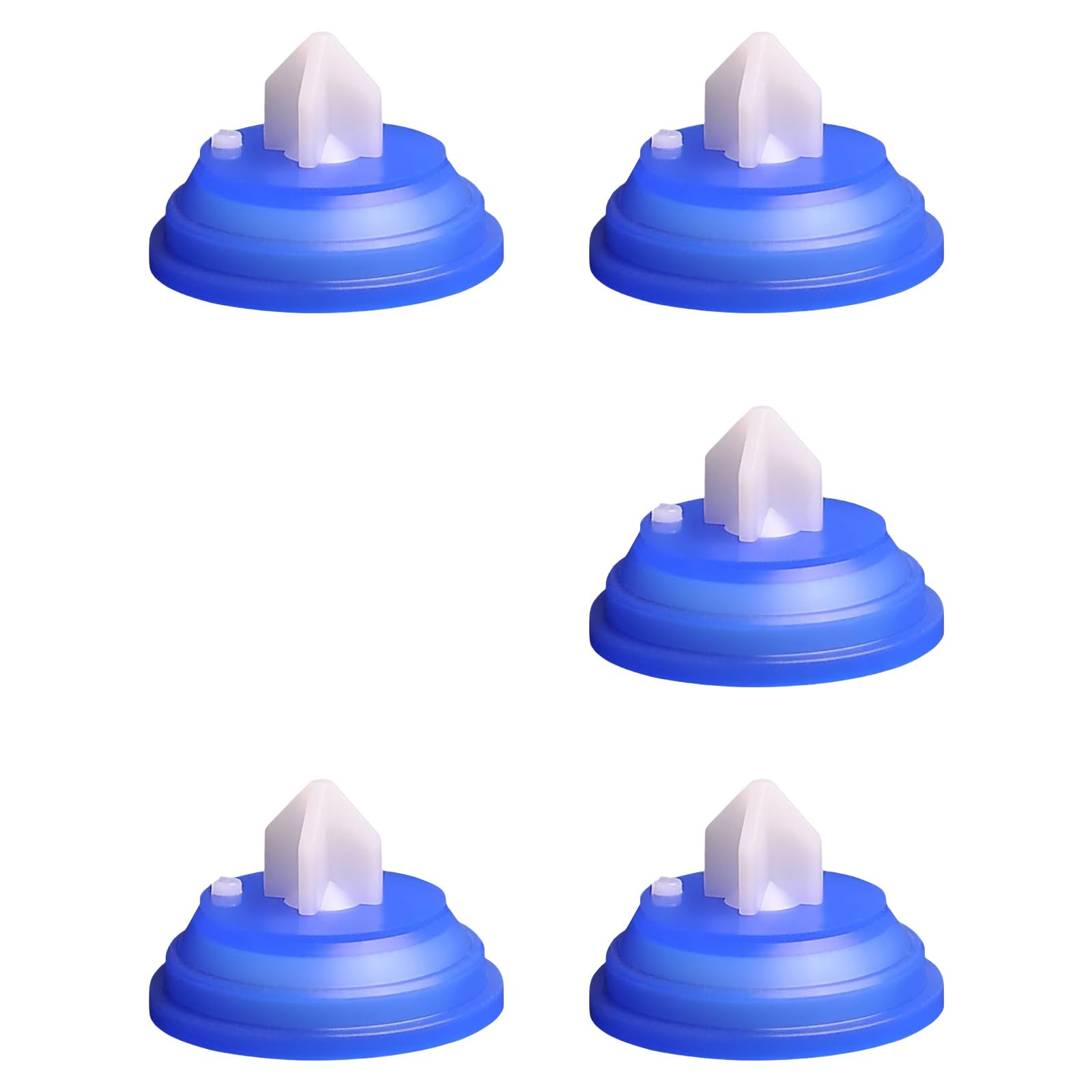5 Piece Toilet Tank Silicone Washer Set Flexible Bathroom Seal Gasket Set Replacement for Most Brand Tanks