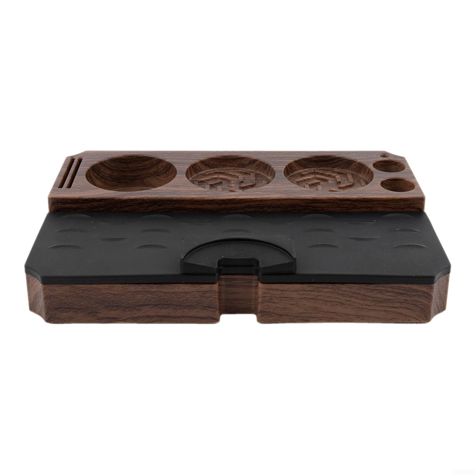 Per Espresso Tamper Station, effetto legno, antiscivolo, 58 mm, per