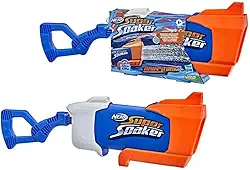 Nerf, Lançador de Água, Super Soaker, Rainstorm - Jato Forte, Fácil de Encher e Lançar, Capacidade de 650 ml - A partir de 6 Anos