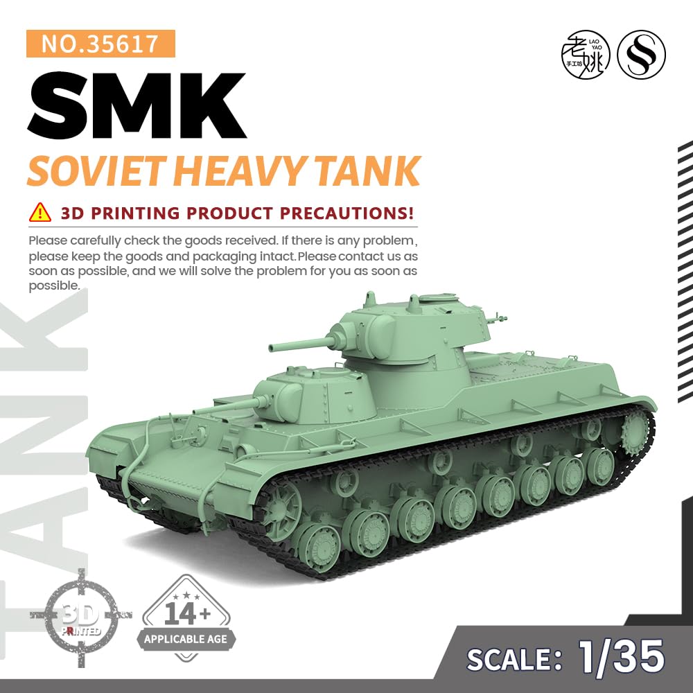 MRY-SFW SS35617 1/35 zestaw do budowy modelu wojskowego Radziecki czołg ciężki SMK