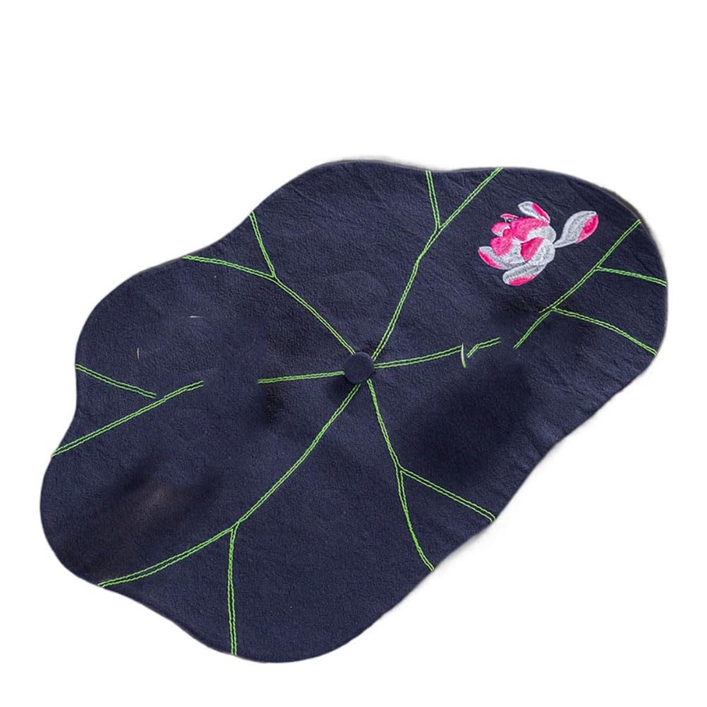 Torchon à thé lotus anti-peluche pour nettoyer théière chinoise