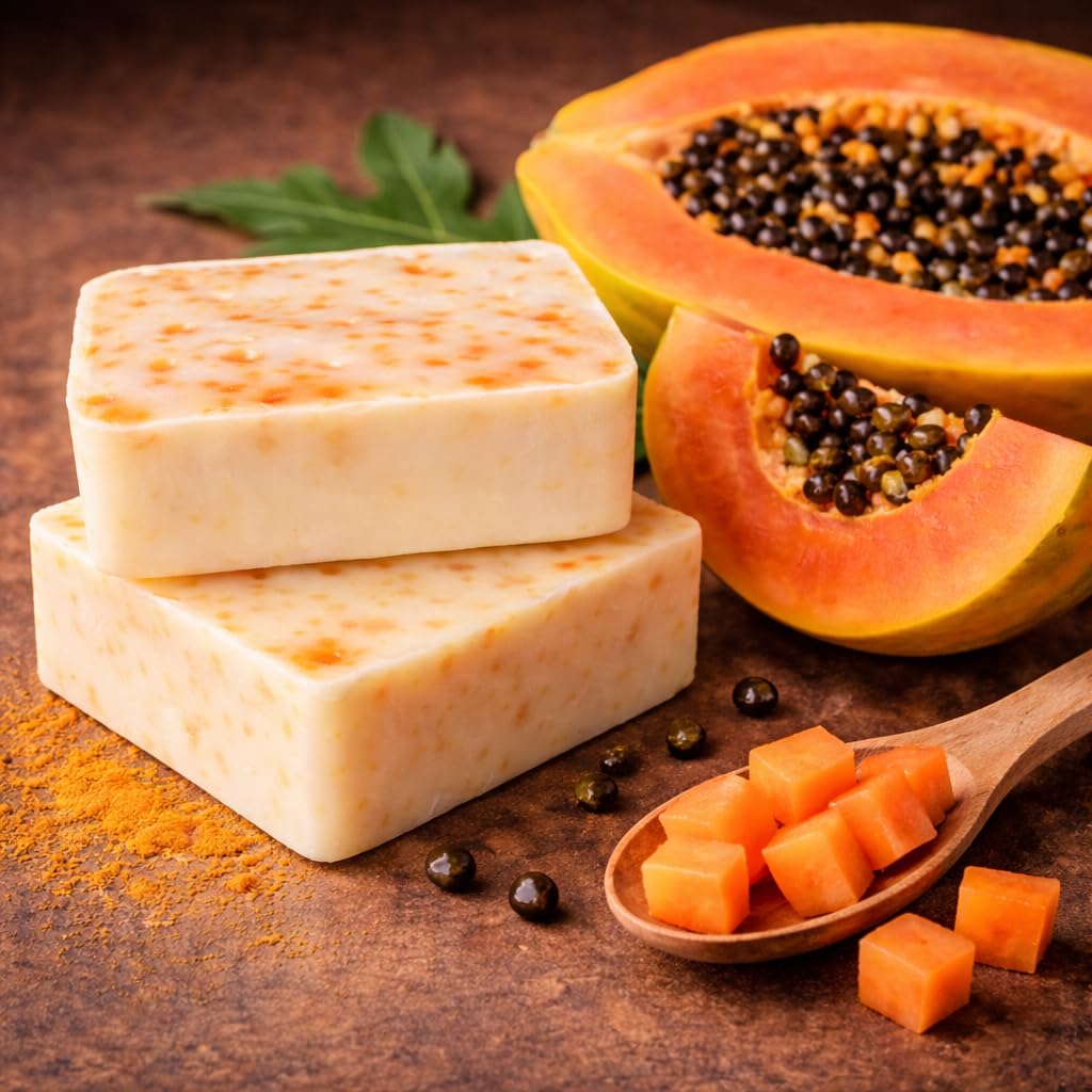 Papaya Handmade Bath Soap 125g each (Pack of 2)-image-29
