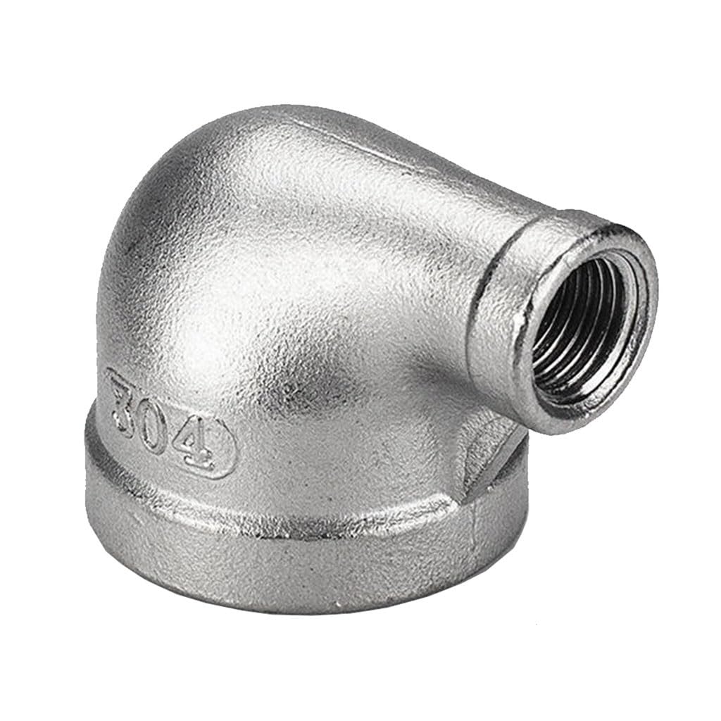 Rambex Women's One Color 1Pcs 1/4" 3/4" 1" 2" Threaded Ss304 90 Degree Reducer Elbow(1-1L4 To 3L4 Inch)
