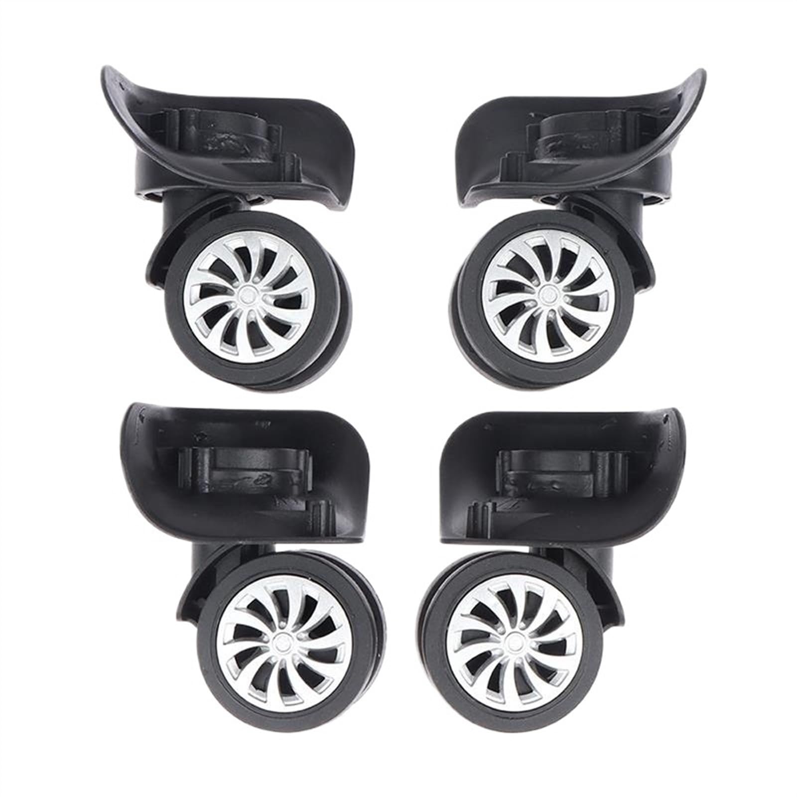 Ruote Trolley Ricambio, Ruote Per Trolley 2/4pc Trolley Ruota for Bagagli Viaggio Universale Valigia Parti Accessori Ruota di Ricambio Ruota for Bagagli in Gomma di Qualità(4pcs Luggage Wheel)