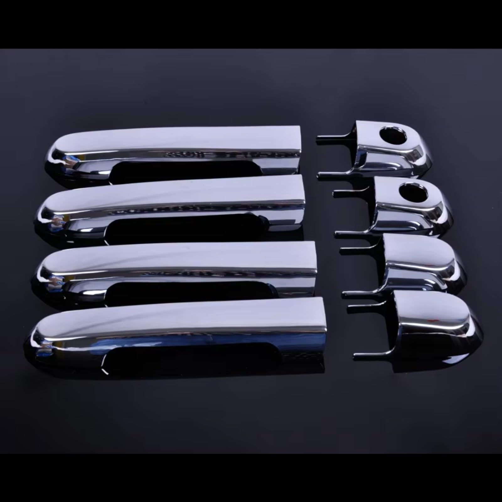 Qdzvalumv One Color Car Door Handles Cover Shell Compatible With For Accent 2007-2011 Car Exterior Door Handle Cover Trim Accessory Protector Set