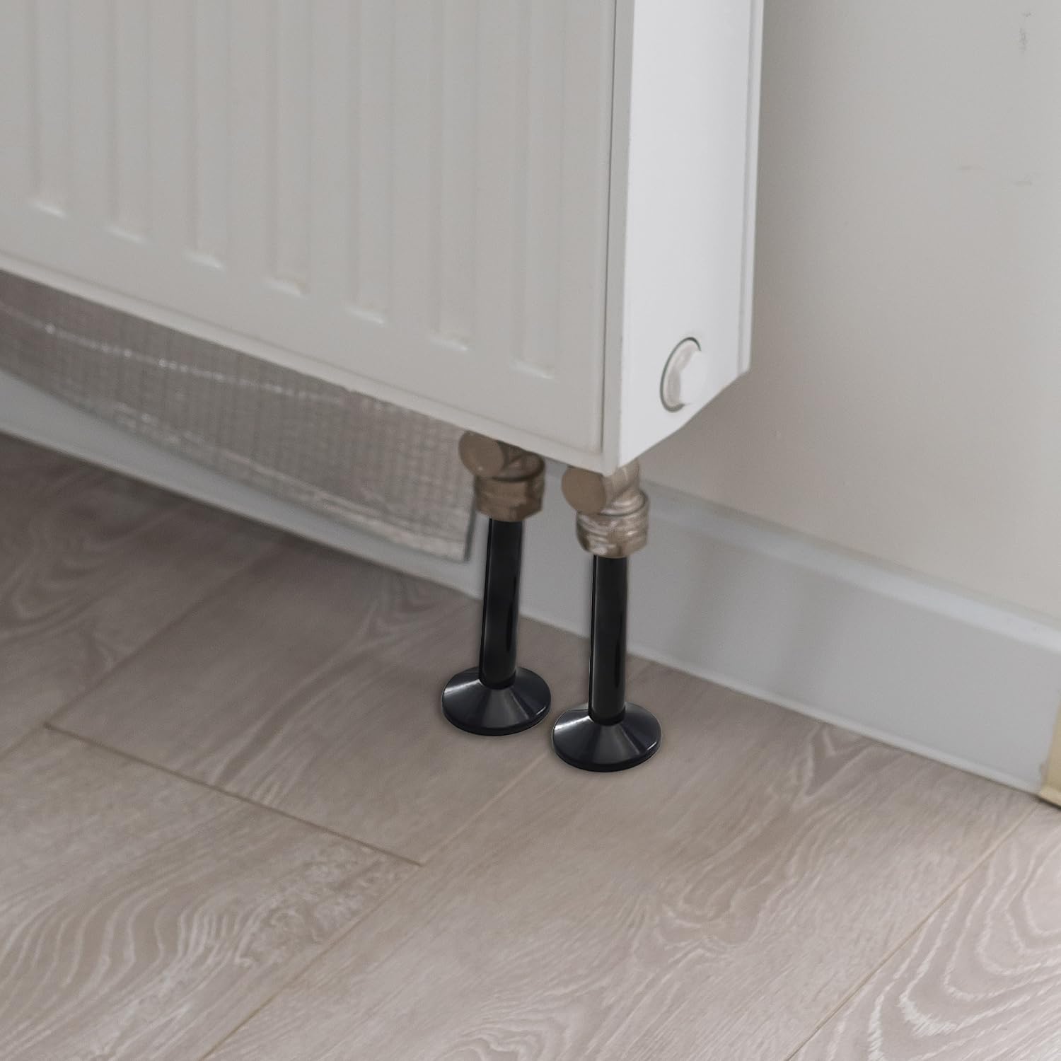 2 Pack Radiator Pipe Covers & Collars - Image 4