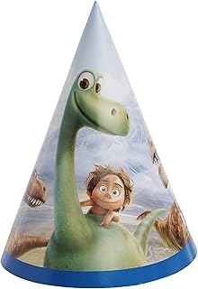 Disney The Good Dinosaur Party Cone Hats | One Size | 8 Pcs