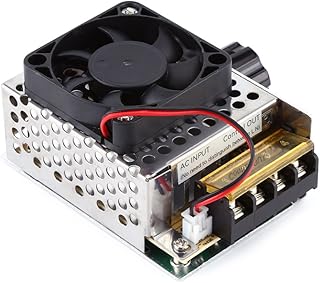 4000W Voltage Controller AC110V to 220V SCR Electric Voltage Regulator Dimmer Temperature Motor Speed Controller with Fan