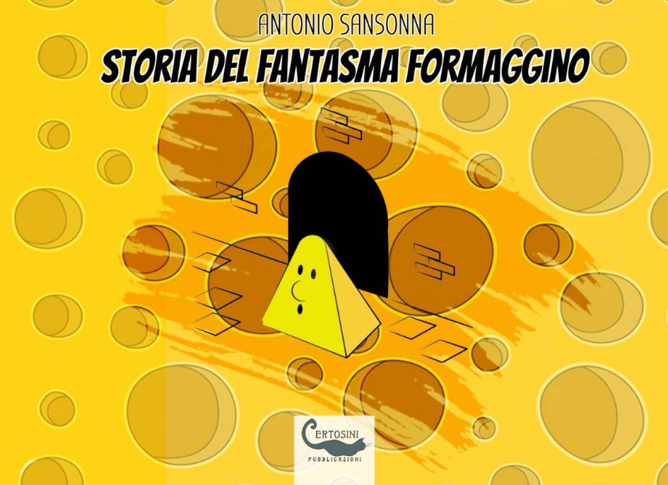 Storia del fantasma formaggino: Libro per bambini con storia e pagine da colorare