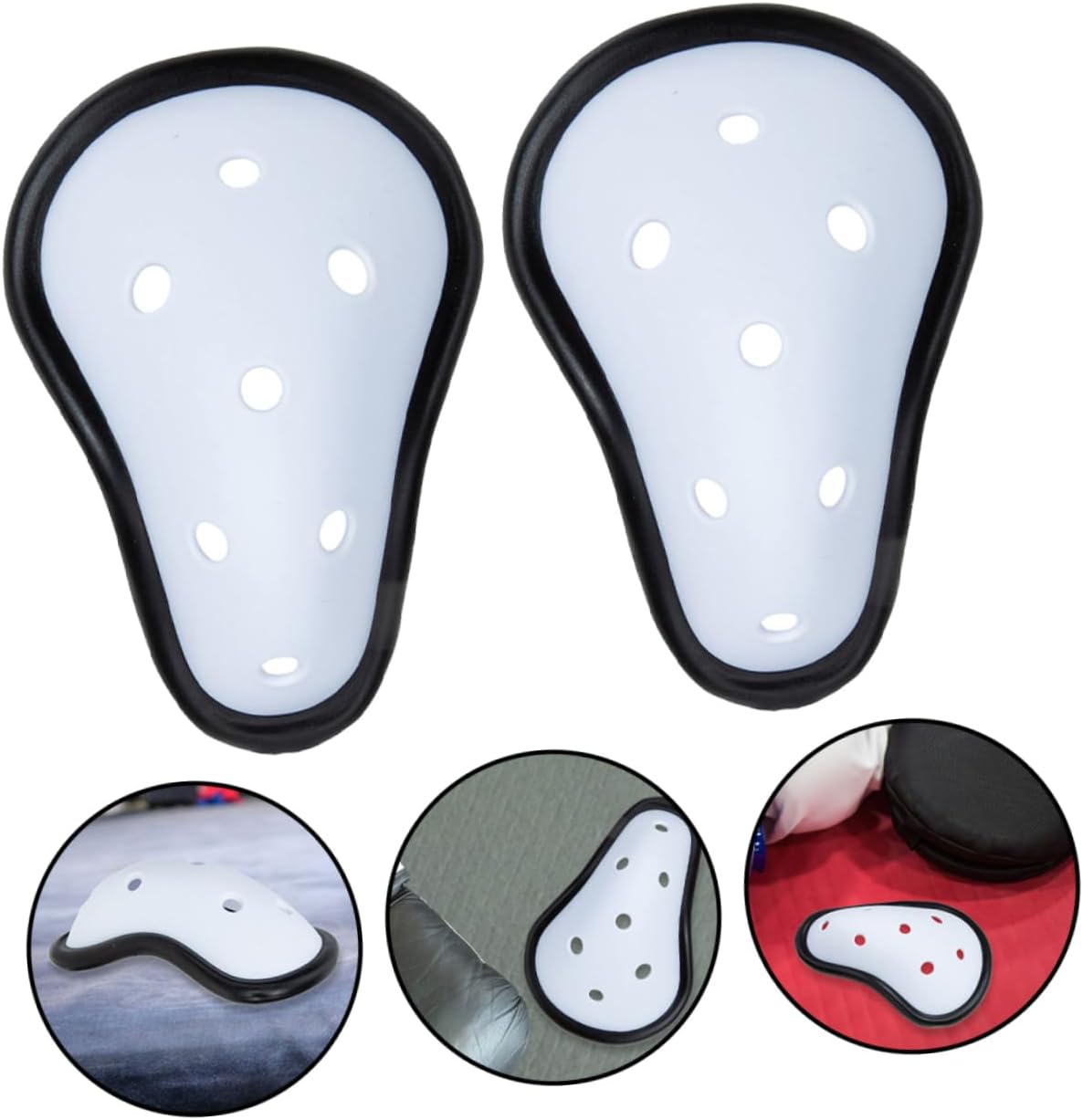 WOONEKY 8pcs Boxing Groin Protector Crotch Guard for Boys and Girls Comfortable Breathable Taekwondo Support for Sparring and Combat Sports