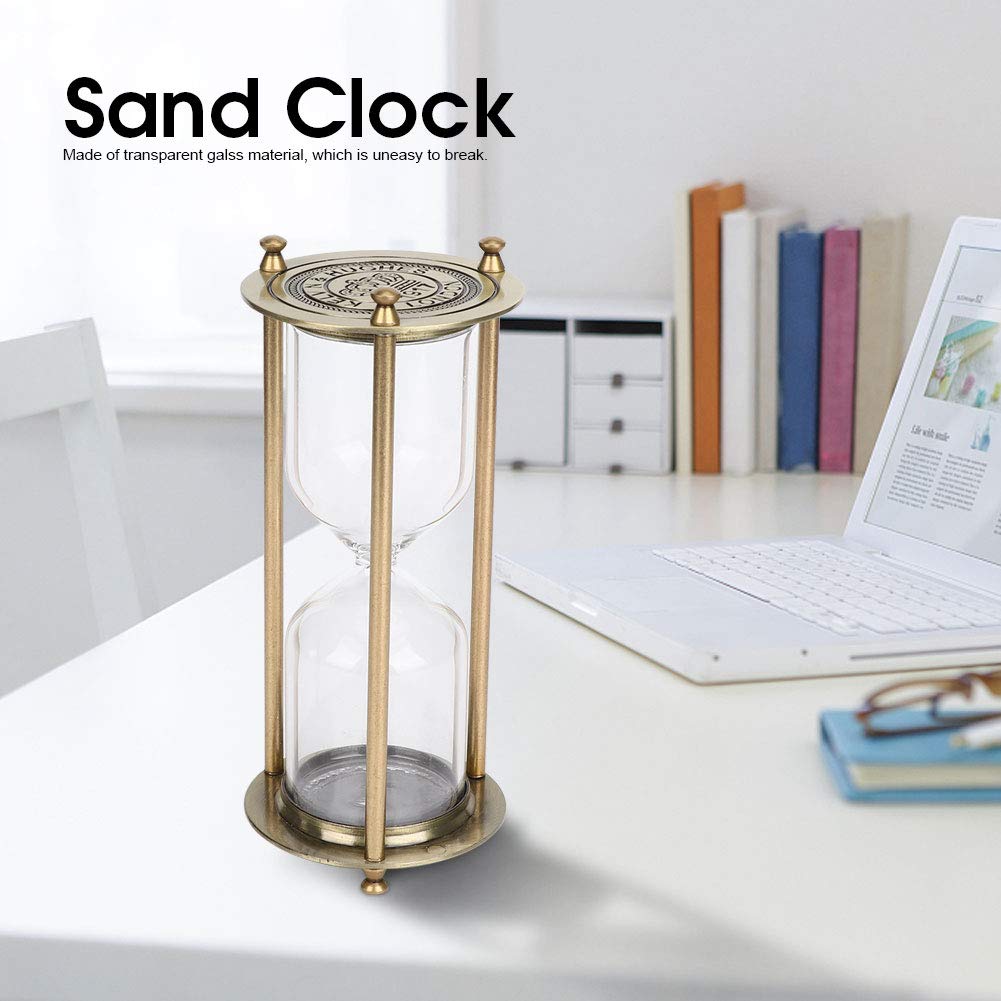 Temporizador de reloj de arena, cristal, decoración del hogar, accesorios de regalo para cocinar, jugar, escuela, oficina