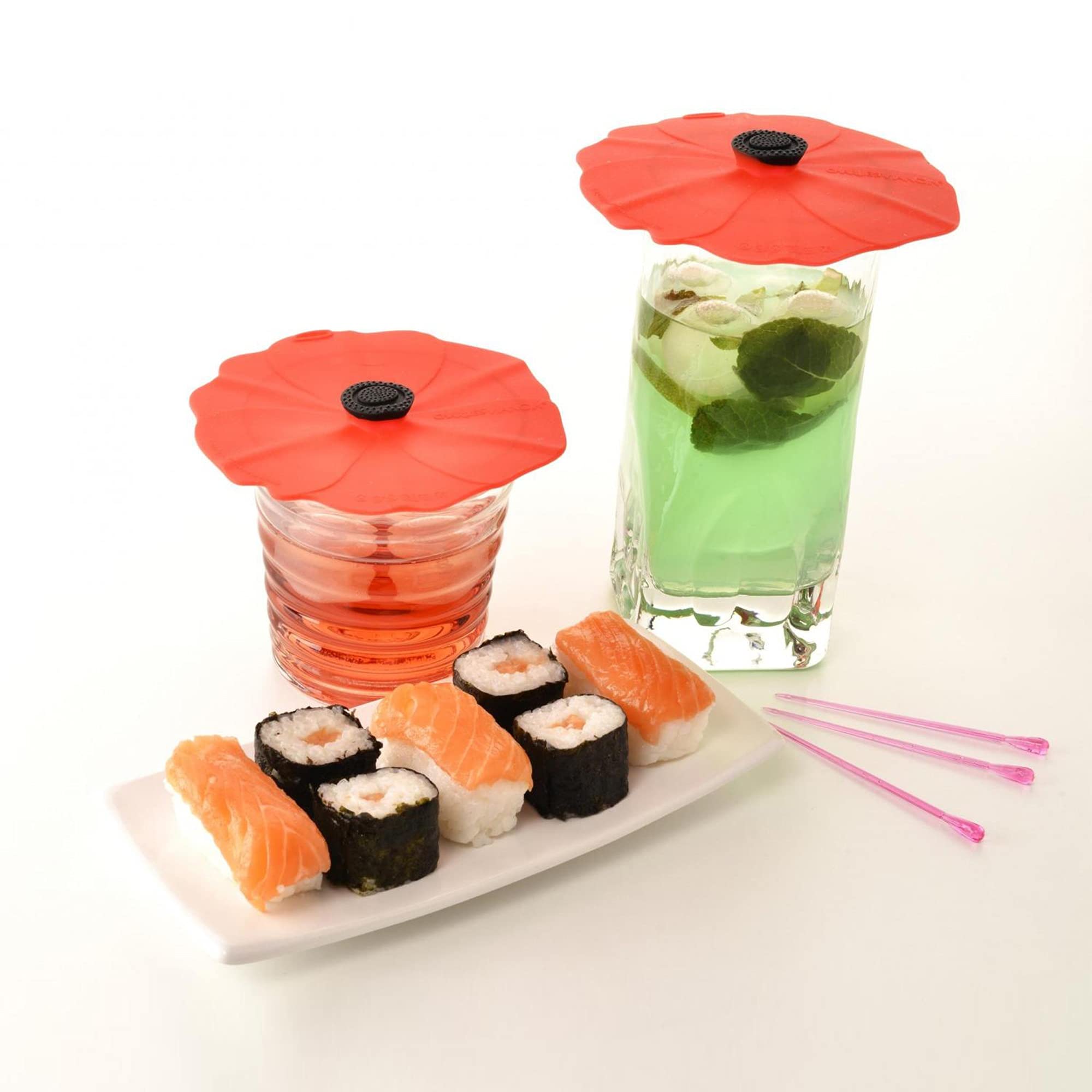 Charles Viancin Silicone Drink Covers - Set of 2 -5