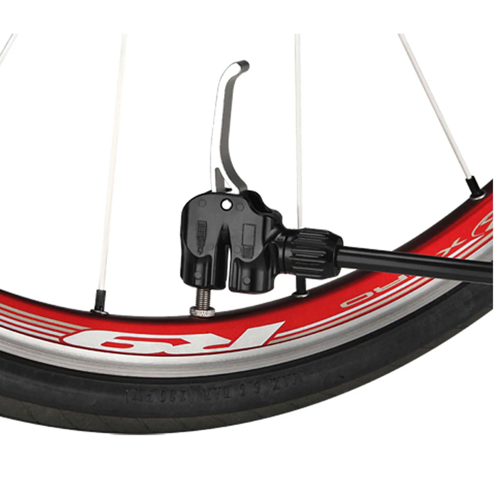 LEZYNE Pompa da pavimento macro per bicicletta ad alta pressione con manometro analogico da 2,5", pompa ad aria per pneumatici da 220 PSI per bici da strada/da pista, adatta a valvole Presta/Schrader