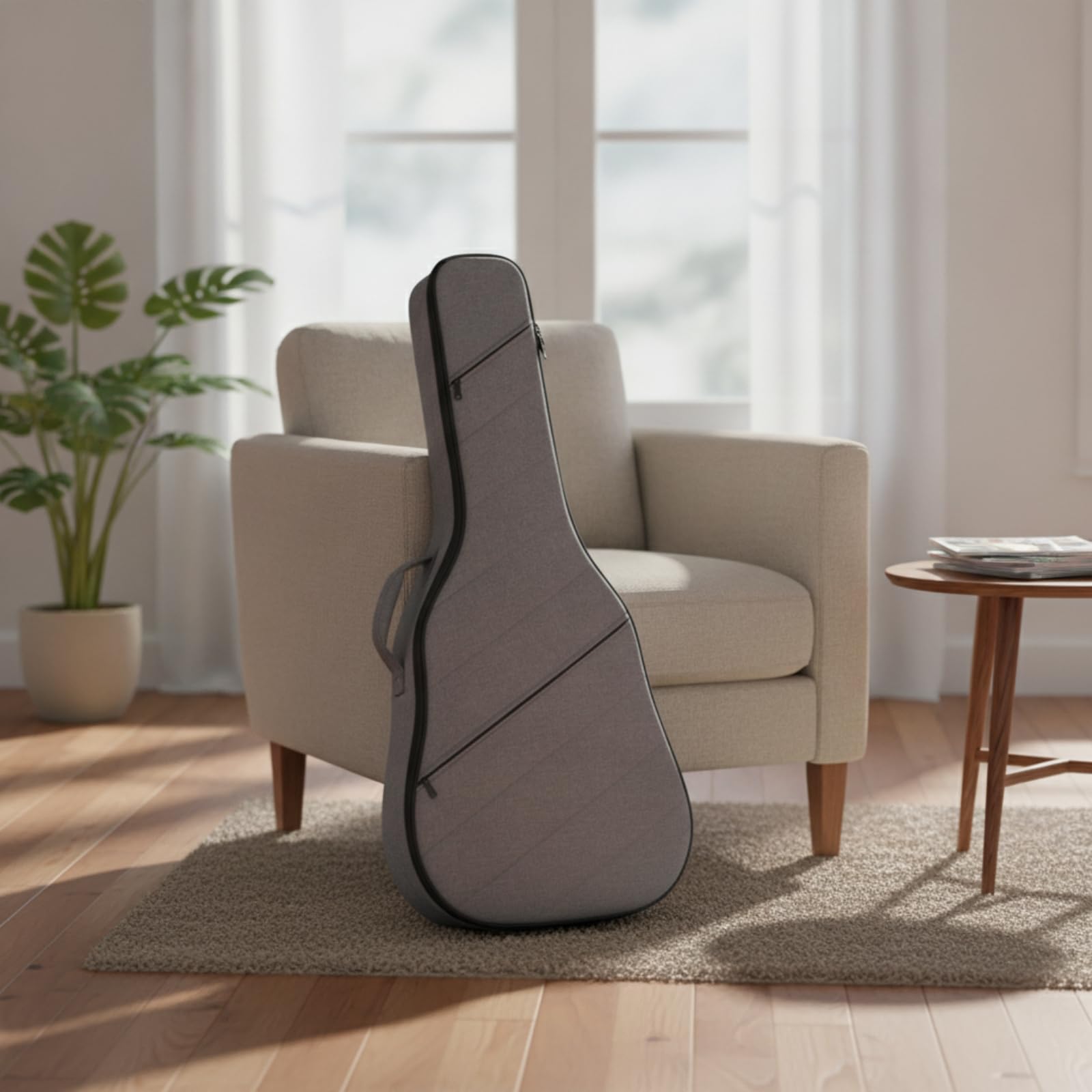 Funda Guitarra Clásica Acolchada Funda Guitarra con Correas Resisn a Golpes para Guitarristas, Músicos