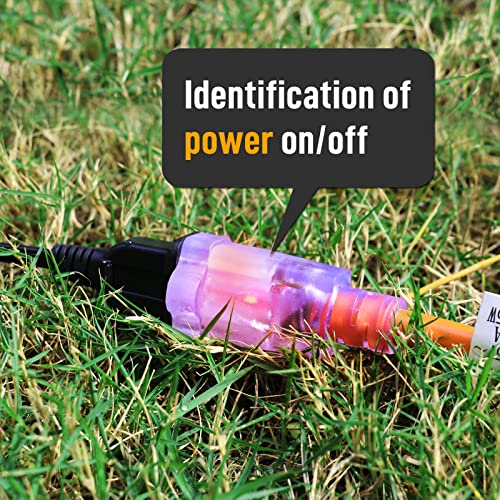 Firmerst 25 Ft 14/3 Lighted Outdoor Extension Cord Sjtw Flat Plug #TOP1