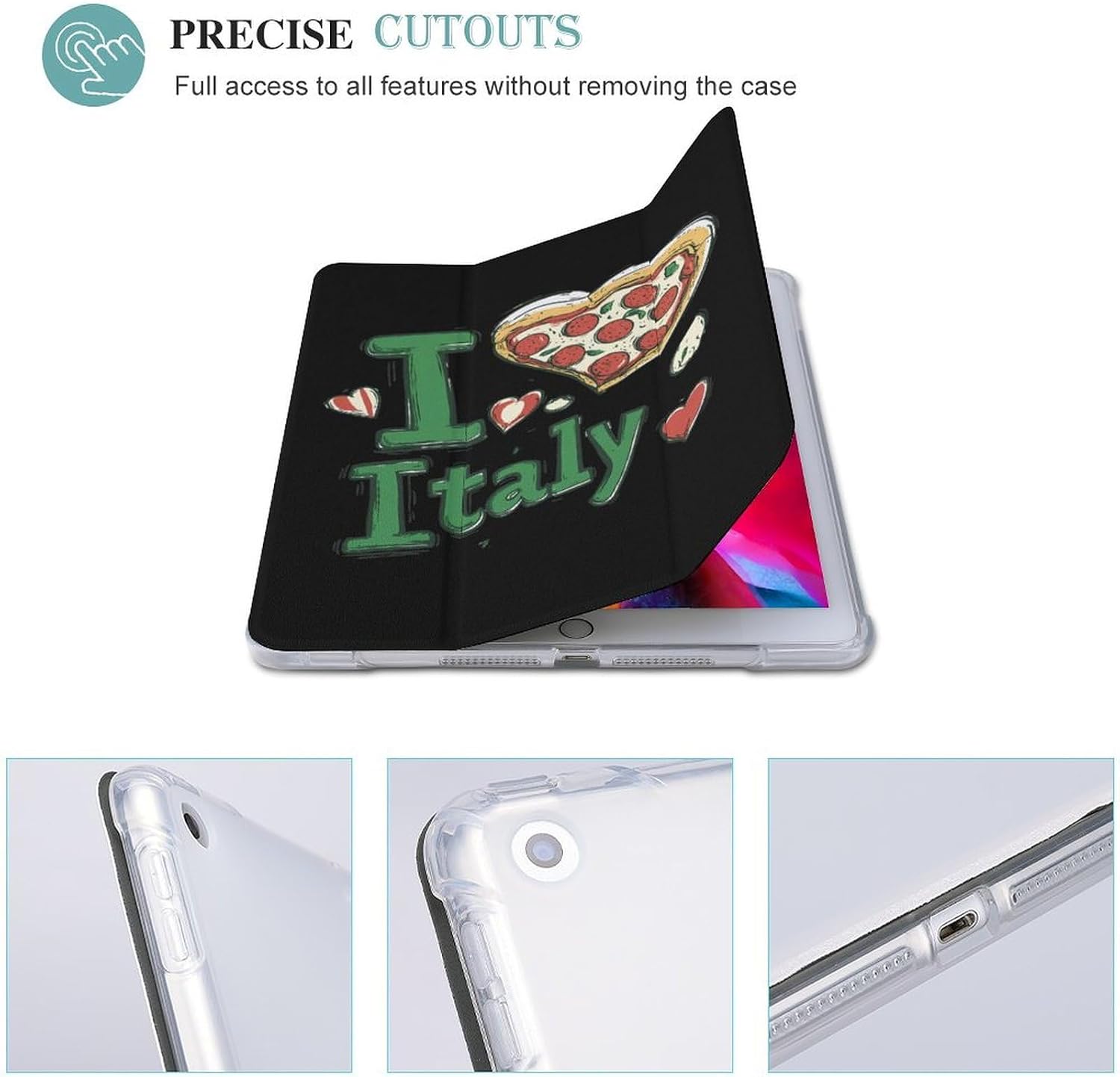 Italian Pizza I Love Italy Case with Pencil Holder image 4