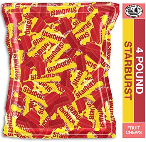 STARBURST Original Fun Size Chewy Candy Bulk Pack, 4 Pound Box