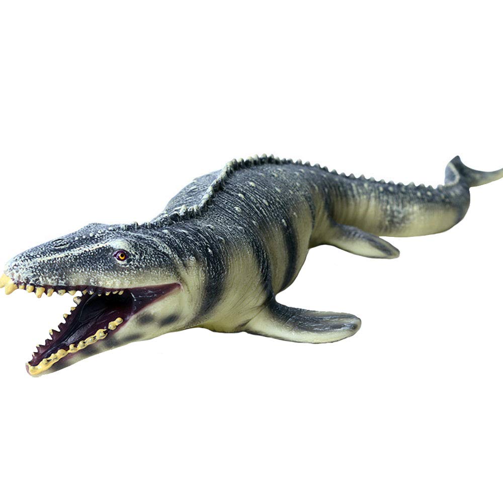 JOKFEICE Figurine Mosasaurus Réaliste – Grand Modèle, Peint Main, Jouet éducatif Dinosaure Mer – Dès 3 Ans