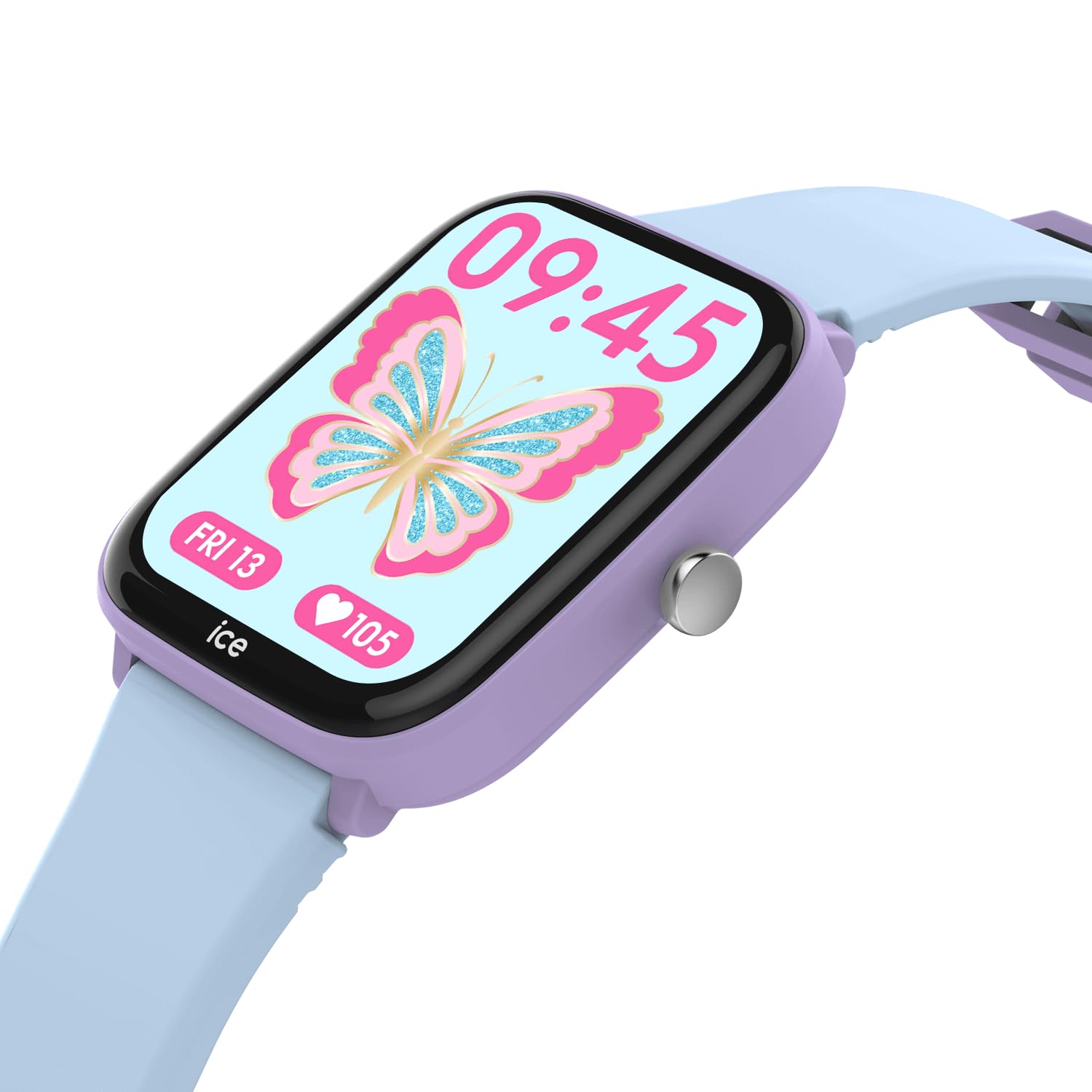 Ice-Watch - Ice Smart Junior 3.0 - Rechteckige Kinderuhr mit Silikonarmband (1.75 inch) - Sportüberwachung, Stoppuhr, Spiele, Herzfrequenz, Schrittzähler