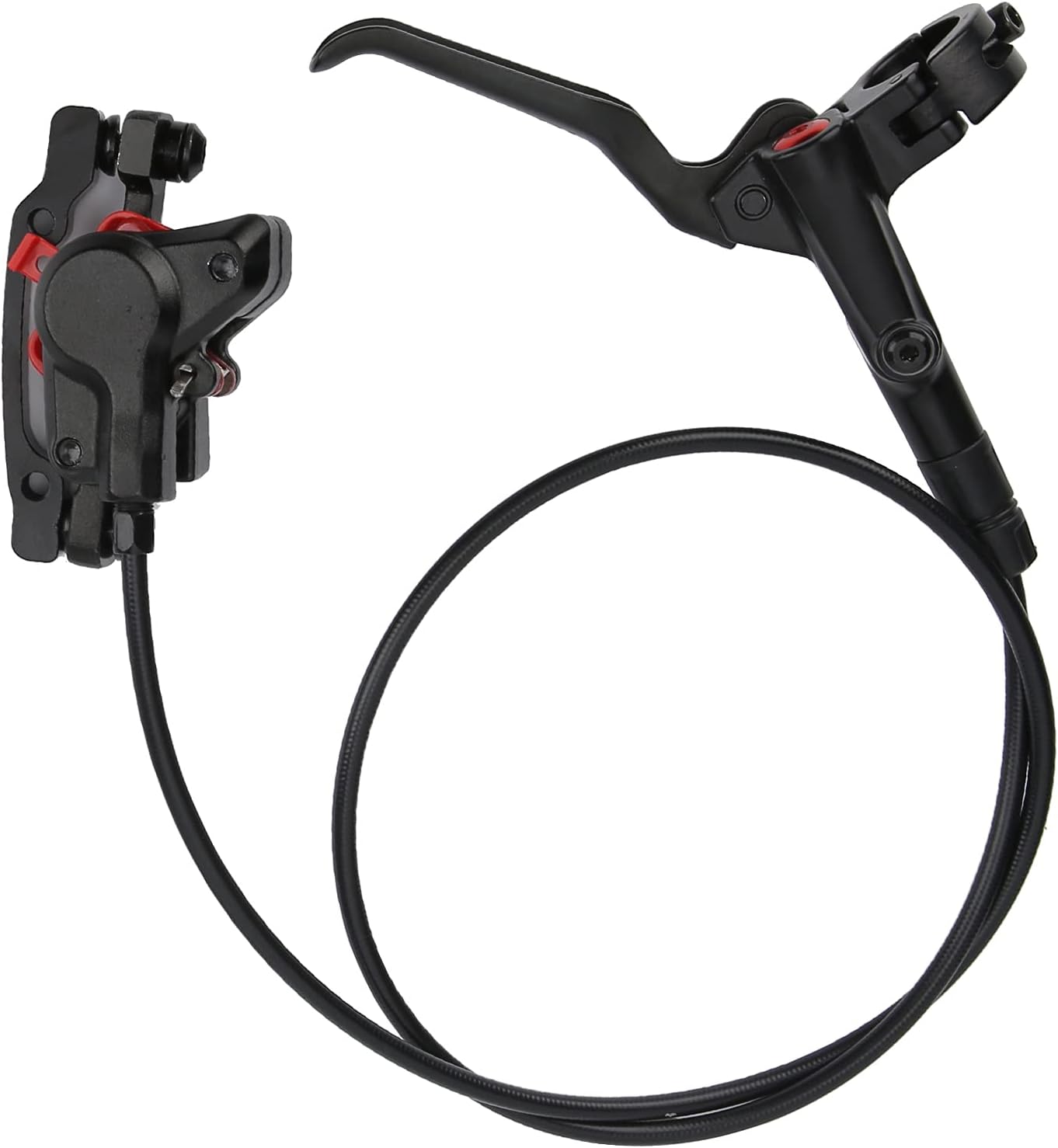Hydraulic Disc Brakes Set, Aluminum Alloy Dual Piston Drive Disc Brake Levers Set for for E Bikes