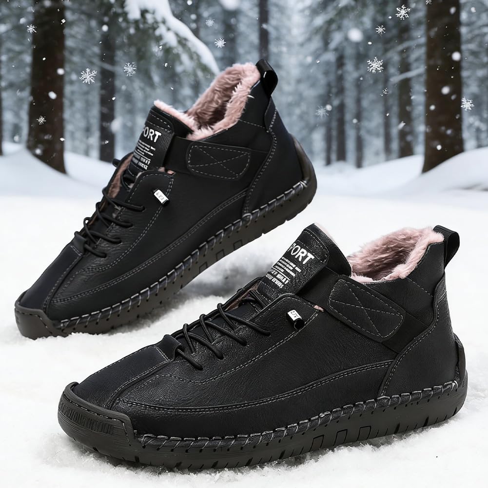 2026 Upgrade Forro Polar de Invierno Zapatos Montela, Zapatillas Montela, Zapatillas ortopédicas cómodas e indoloras, impermeables y antideslizantes, unisex