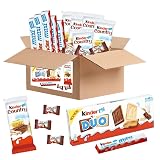 Assortiment chocolats et biscuits KINDER - Kinder DUO, Mini Bueno, barres COUNTRY et MAXI