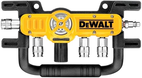 DEWALT Divisor de línea de aire Quadraport D55040 con regulador