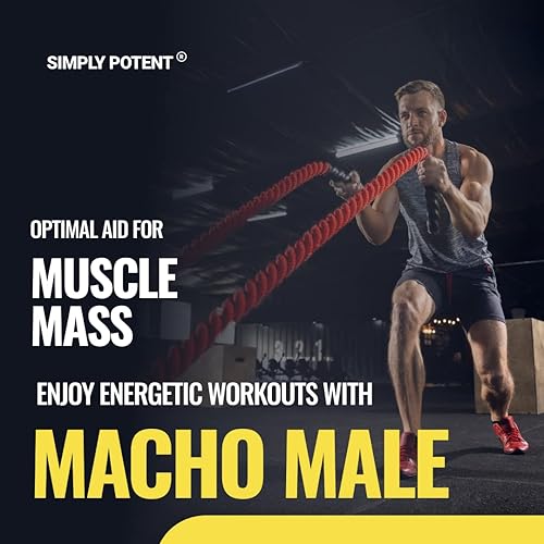 Miniatura 7 de Refuerzo de prueba para hombre - Refuerzo de resistencia natural, resistencia y fuerza - Horny Goat Weed, Tongkat Ali, Saw Palmetto, Tong 60 cápsulas