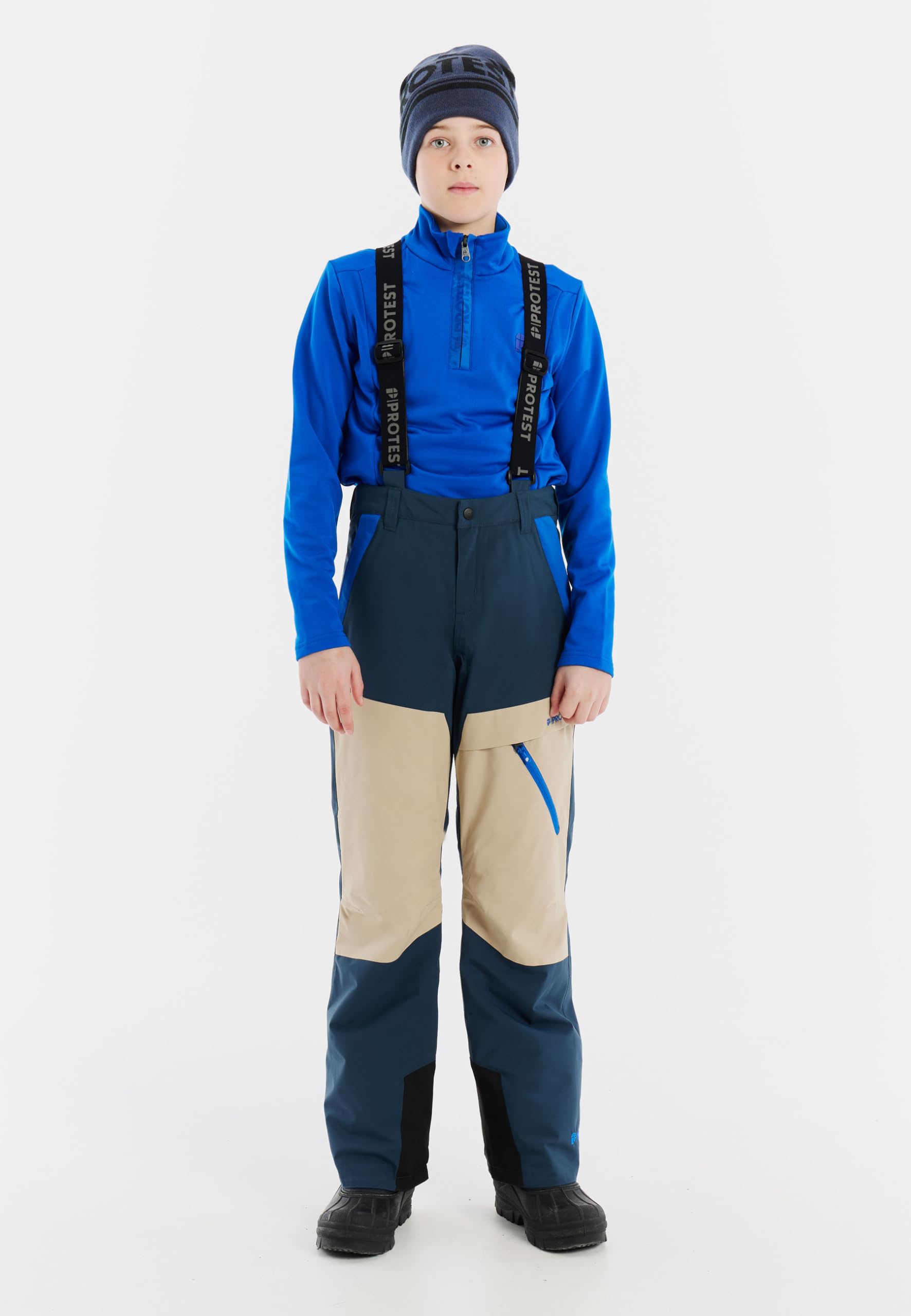 Protest Pantaloni da sci e snowboard da ragazzo PRTRoy JR, Twilight Navy., 164