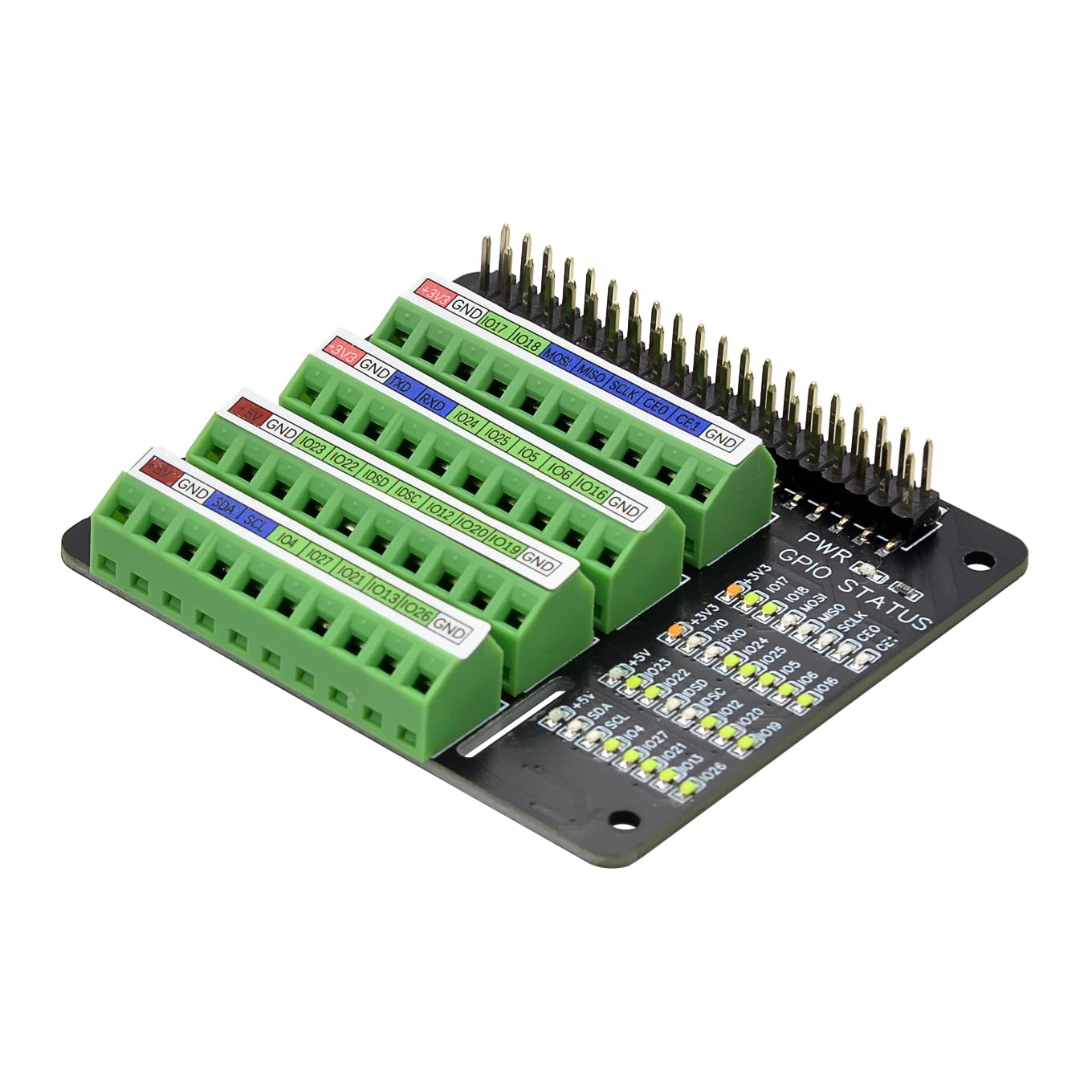 DollaTek GPIO Expansion Board Breakout GPIO Screw Terminal Hat for Raspberry Pi — view 4