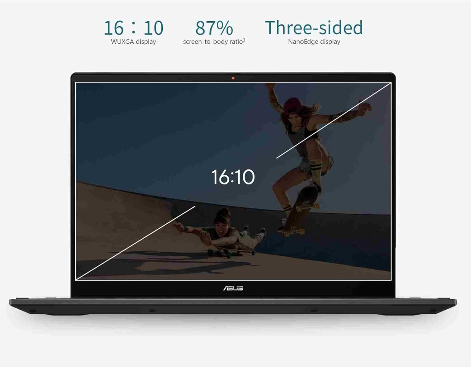 ASUS Chromebook Touchscreen Laptop 2in1 Tablet - 16inch FHD+ Display - Intel Core i3-1215U - 8GB RAM - 256GB SSD - Backlit Keyboard - FHD Webcam - School Student Kid - Google Chrome