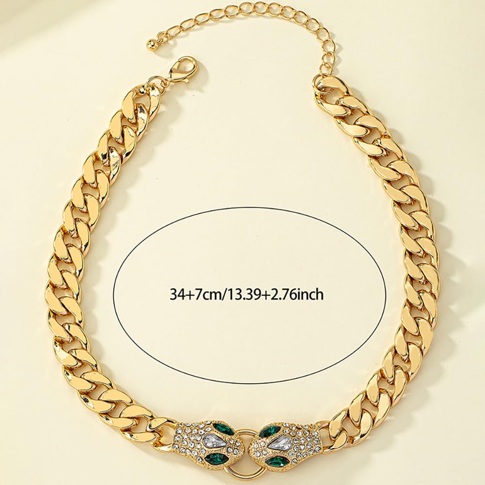 Amazon.com: XUN Zhe Punk Animal Snake Choker Necklace Hip