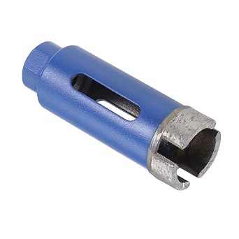 Diamond Core Drill Bit Diameter 25mm Sintered Tile Hole Saw for Ceramic, Stone, Marble and Concrete Dry or Wet Type Application For M10 Angle Grinder 1pcs