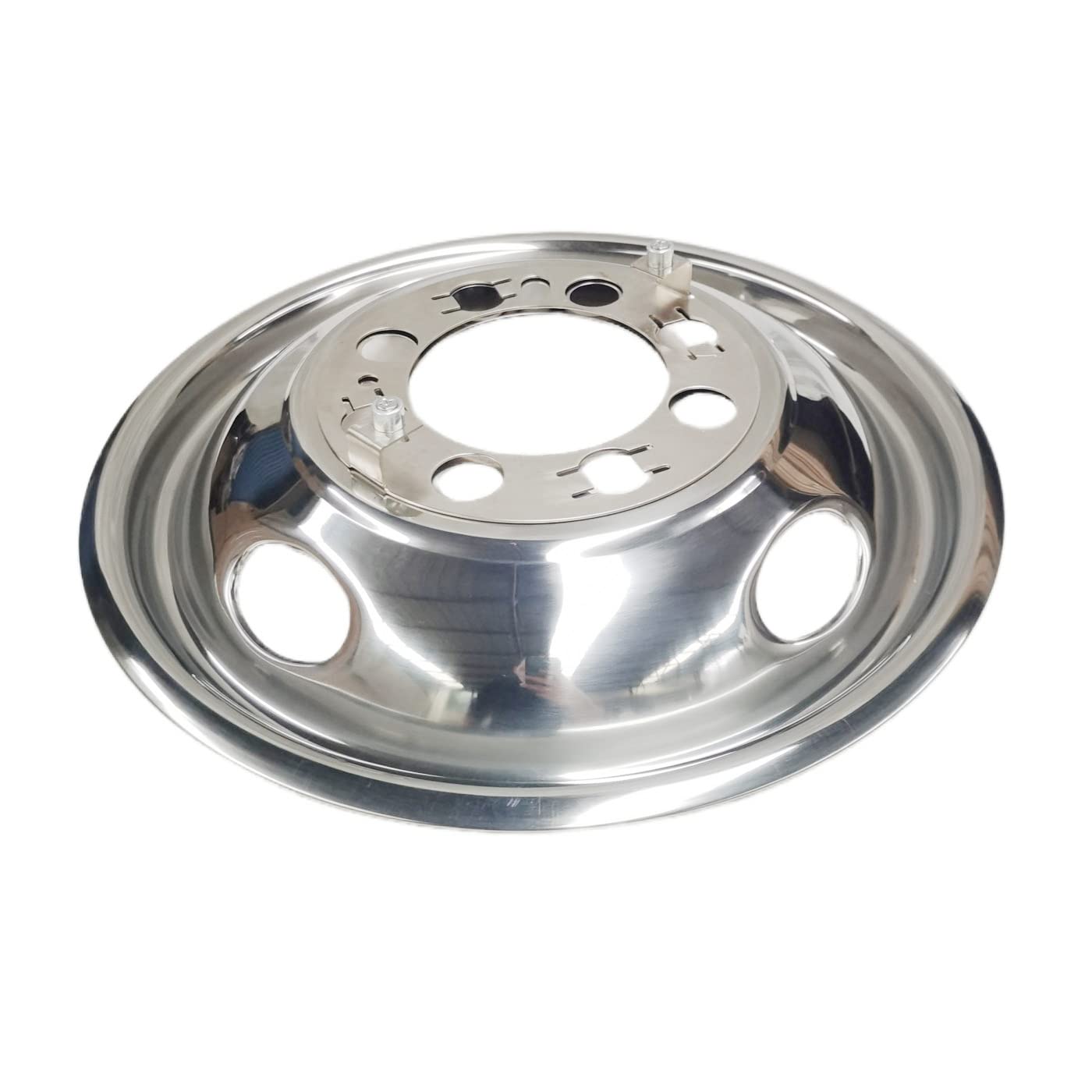 4pcs 16inch Stainless Steel Dually Wheel Simulators,Bolt On Wheel Cover