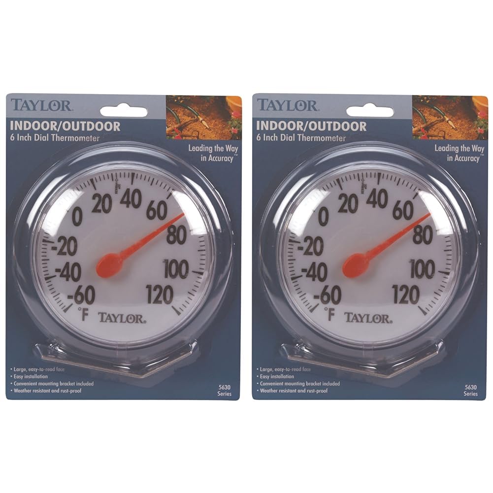 Amazon.com: Chaney Instrument Taylor Indoor/Outdoor Window Thermometer ...