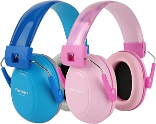 2 Pack Noise Cancelling Headphones for Kids, Kids Ear Protection 28dB SNR Noise Reduction Ear Muffs for Children/Toddler, Noise Cancelling Headphones Hearing Protection For Fireworks/Monster Truck