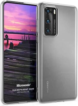 Microsonic Huawei P40 i in K l f Transparent Soft Beyaz [P40 ile Uyumlu K l f -  effaf]