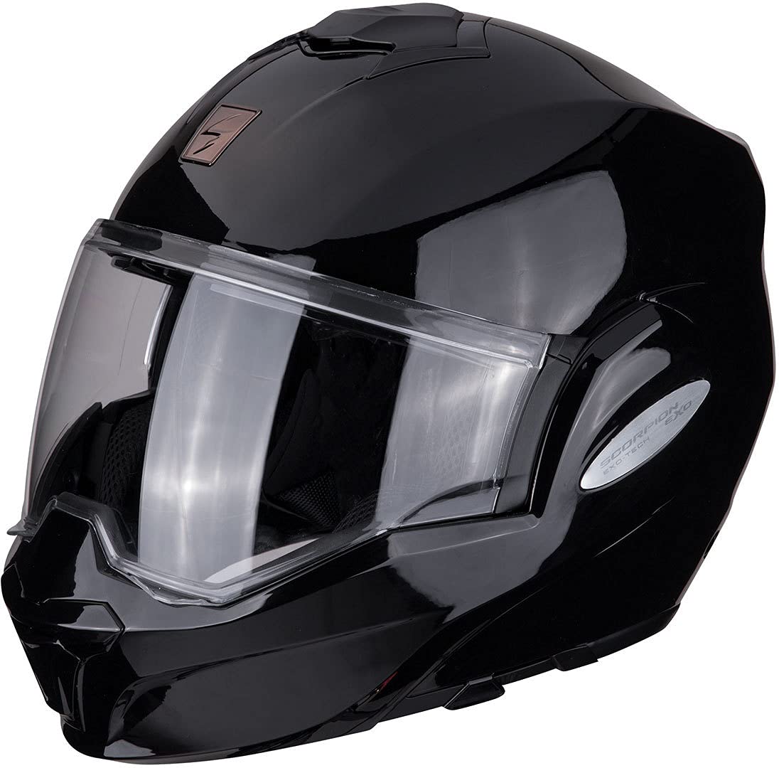 Casque de moto Exo Tech Solid noir XS pour réduire la fatigue cervicale - 2