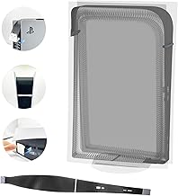 Dust Cover Net for PS5 Console, PS5 Cover With Silicone Clip Fastener,Anti Dust and Pet Hair,Suitable for PlayStation 5 Optical Drive Version/Digital Version Game Console Accessories